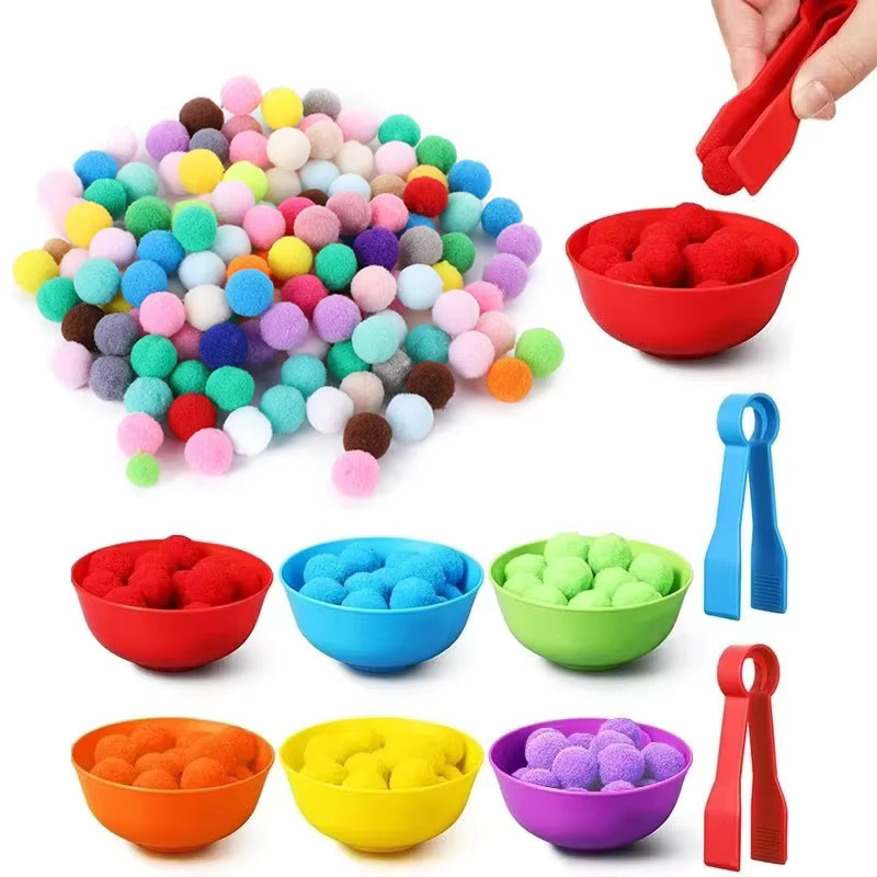MYJCK Kinder Klassifizierung Tassen Zählen und Sortieren Spielzeug Set, Kunststoff, Bunt / Mehrfarbig - Bild 4