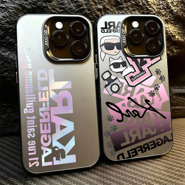 K-kar-ls Luxuriöse Handyhülle für iPhone 17 16 15 14 13 12 11 Pro Max Mini Air Plus Sturzsichere Rückabdeckung - Bild 1