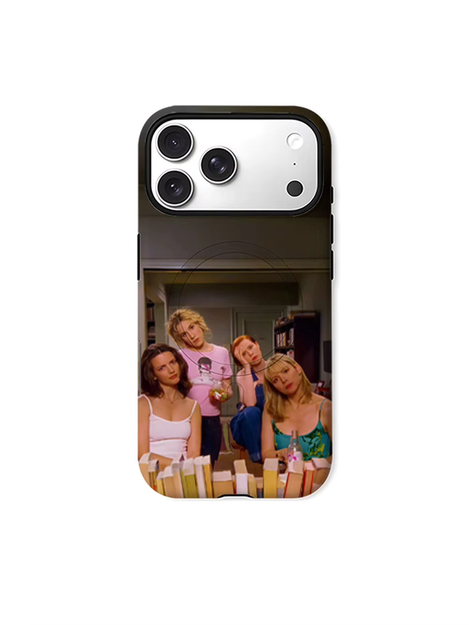 CaseLumi Matte Bumper Schutzhülle mit MagSafe für iPhone 17 16 15 14 13 Pro Max Girl Gang Design in Multicolour - Bild 5