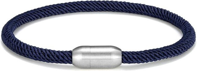 Armband Edelstahl, Paracord, Grau, Unisex, 21cm - Bild 1