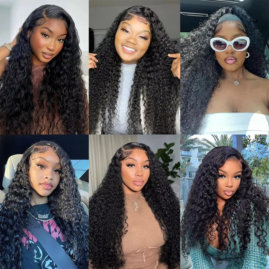 UVEOUS Kinky Curly Haarbündel, Weave Tissage, Echthaar, Indisch - Bild 6