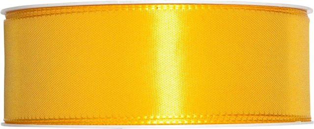 Halbach Taftband aus Polyester, Gelb, Breite: 40 mm, Länge: 5 m - Bild 1
