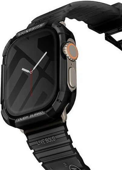 Skinarma Hülle Kurono Apple Watch Ultra 49mm, Kunststoff, Schwarz - Bild 1