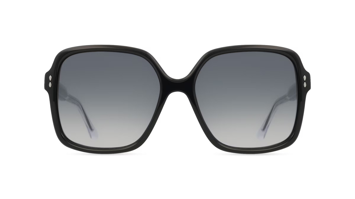Isabel Marant IM 0215/S Sonnenbrille, Vollrand, Quadratisch, Acetat, Damen, schwarz, grau - Bild 1