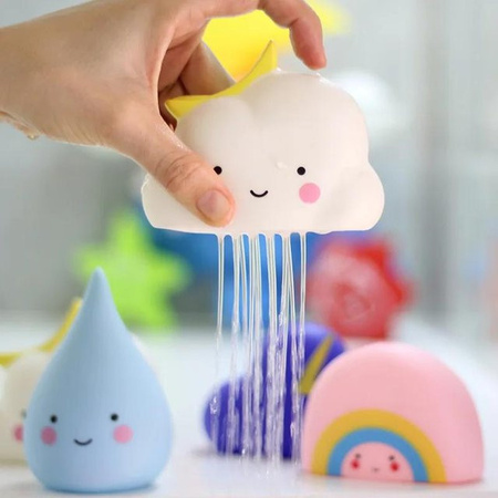 Yiran toy Wetter Wolken Wassersprüh Sprinkler, Bade Spielzeug, weiß, ab 0 Jahre
