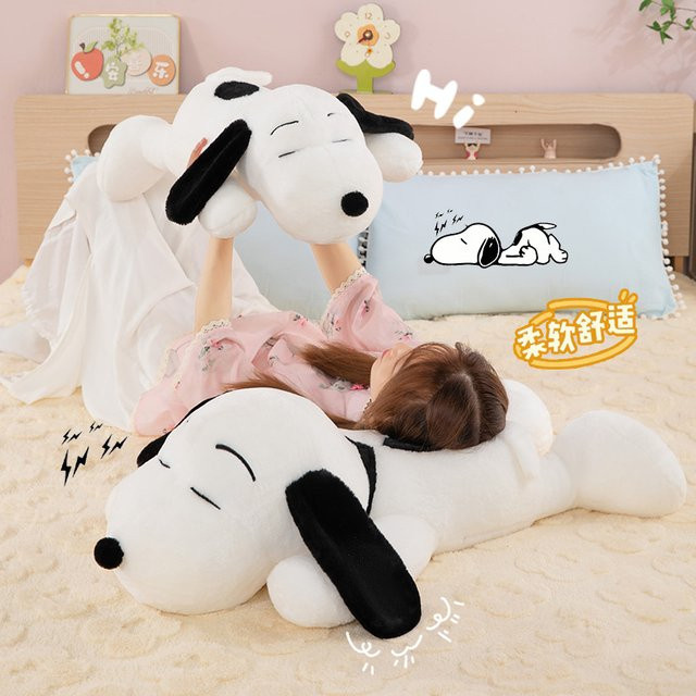 Bandai Peanuts Snoopy, Plüsch-Körperkissen, Kuscheltier - Bild 1