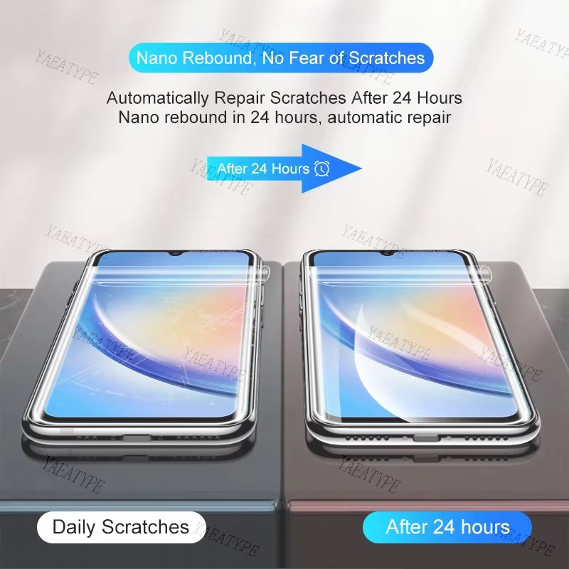 3 Stück transparente Hydrogelfolie Displayschutzfolie für Samsung Galaxy A9 A8 A7 A6 2018 und Galaxy J8 J6 J4 Plus 2018 - Bild 3
