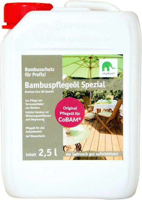 CoBAM Bambus Pflegeöl Spezial 2,5 l - Bild 1
