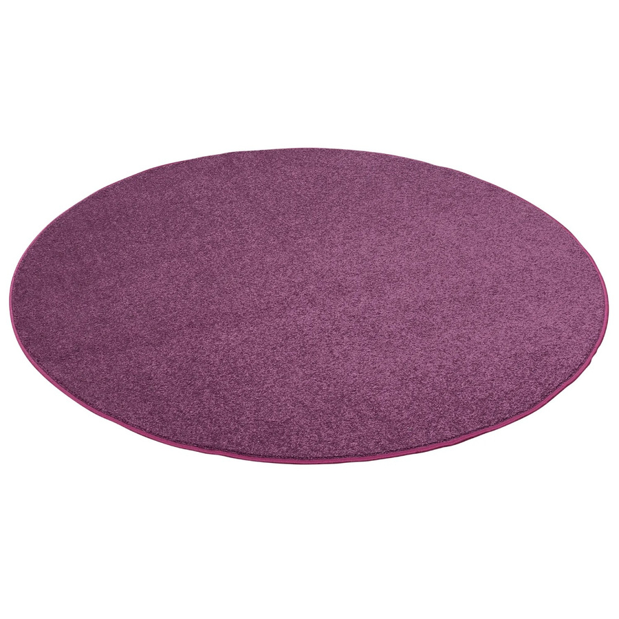 Snapstyle Hochflor Velours Teppich Luna Lila Rund Durchmesser: 160 cm - Bild 2