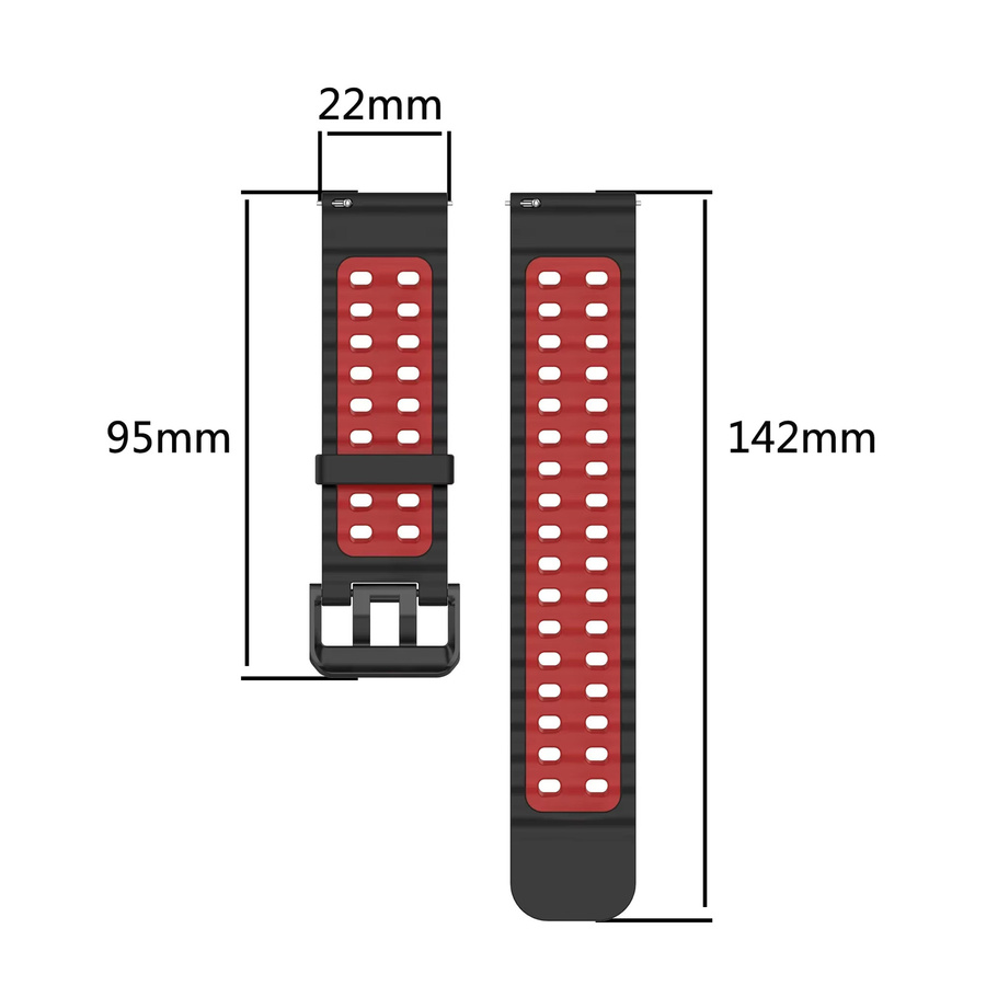 COLMI Uhrenarmband Silikon, Bunt, 22 mm, Unisex - Bild 3