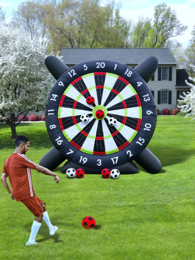 KING INFLATABLE Aufblasbares Fußball-Dartboard-Set, Bunt / Mehrfarbig, ab 14 Jahren - Bild 8