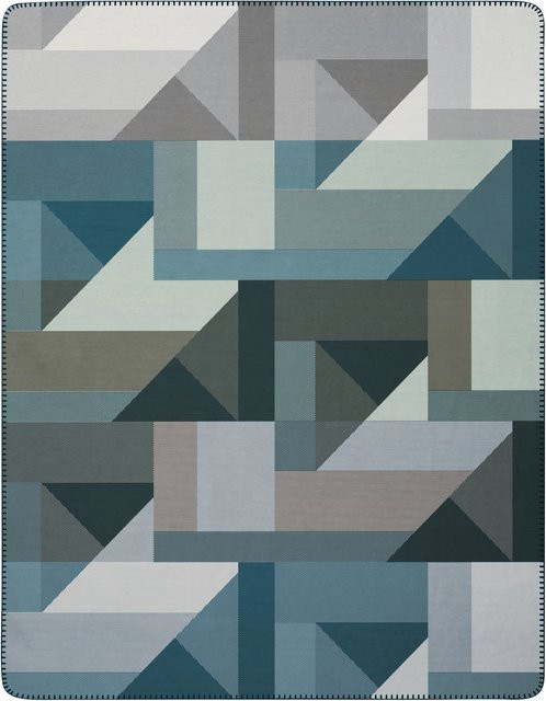 Biederlack Wohndecke New Look mit modernem geometrischem Design in Multicolour - Bild 1