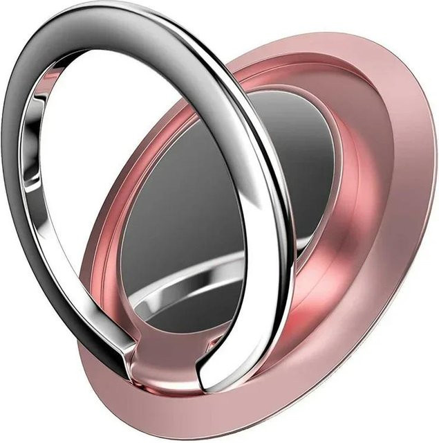 XYNN Magnetischer Fingerring Handyhalter 360 Grad drehbar für iPhone Samsung Xiaomi Huawei in Rosa - Bild 1
