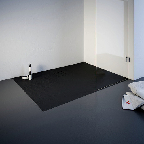 Schulte Duschwanne ExpressPlus aus Mineralguss, rechteckig, Anthrazit, Breite: 120 cm, Tiefe: 75 cm - Bild 3