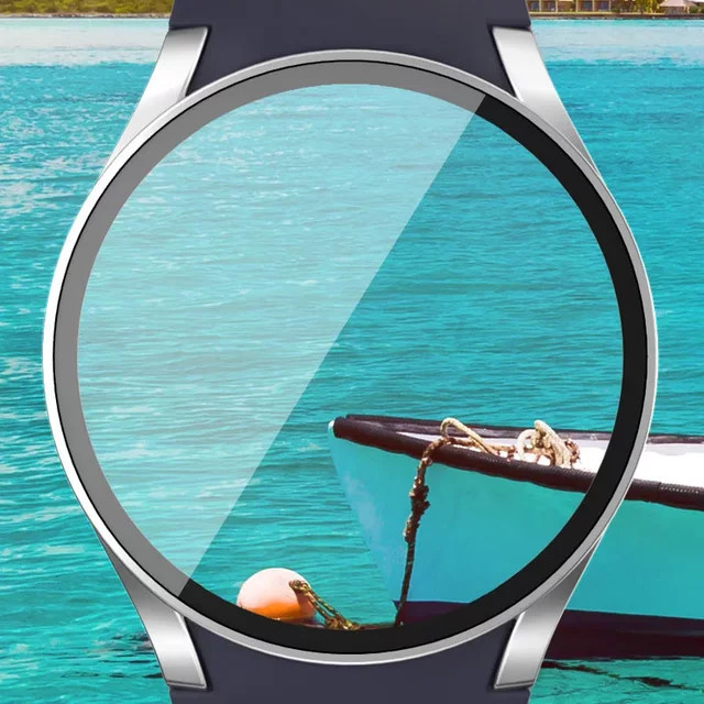 Smartwatch-Zubehör Display-Schutz für Samsung Galaxy Watch, Vollgehärtetes Glas, Transparent - Bild 1