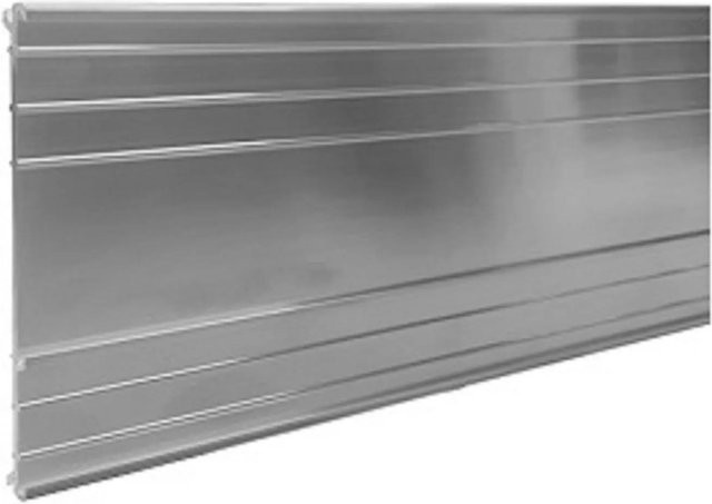 Green-split Aluminium Rasenkante Beeteinfassung in Grün und Silber, Höhe: 14 cm, Länge: 20 m - Bild 1