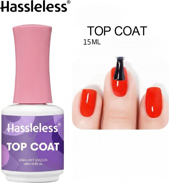 Hassleless Hochglanz-Überlack, 15 ml, glänzend, Unisex - Bild 1