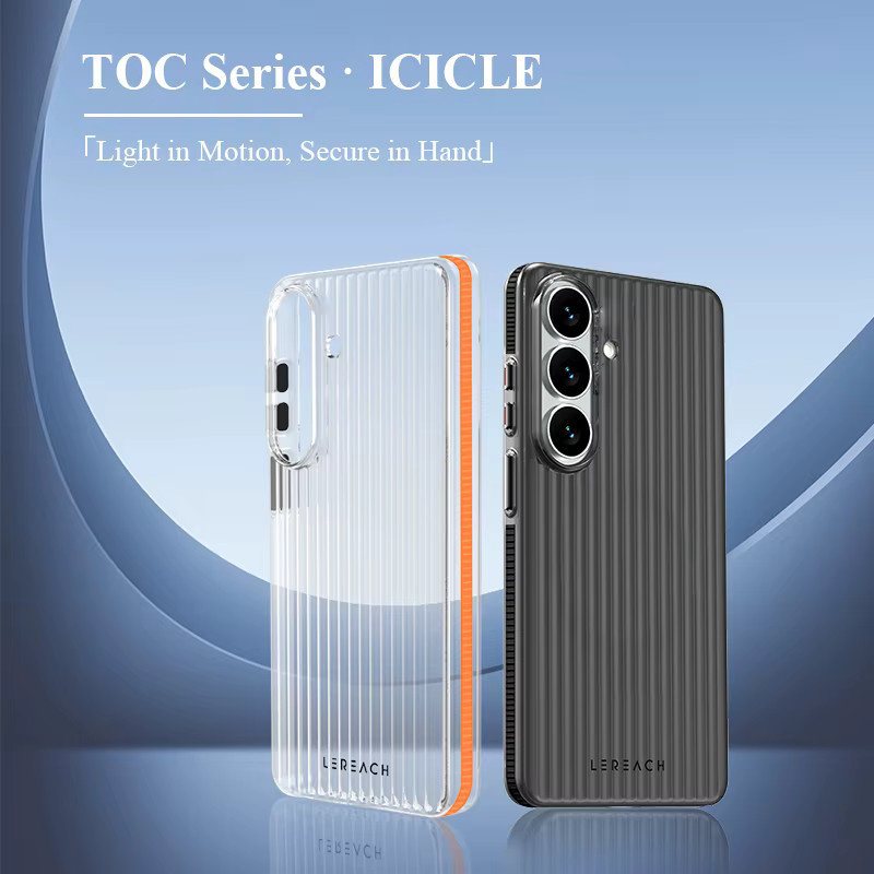 LeReach ICICLE Hard Cover Schutzhülle für Samsung Galaxy S26 Ultra und S26+ in Black oder Transparent - Bild 2