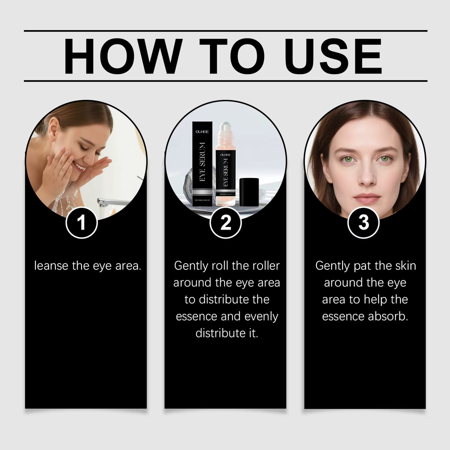 OUHOE Augenserum mit Retinol, Unisex, Reife Haut - Bild 5