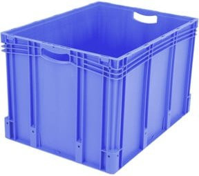 Bito Eurostapelbehälter XL mit Doppelboden, Blau, B/T/H: 80 x 60 x 52 cm - Bild 1