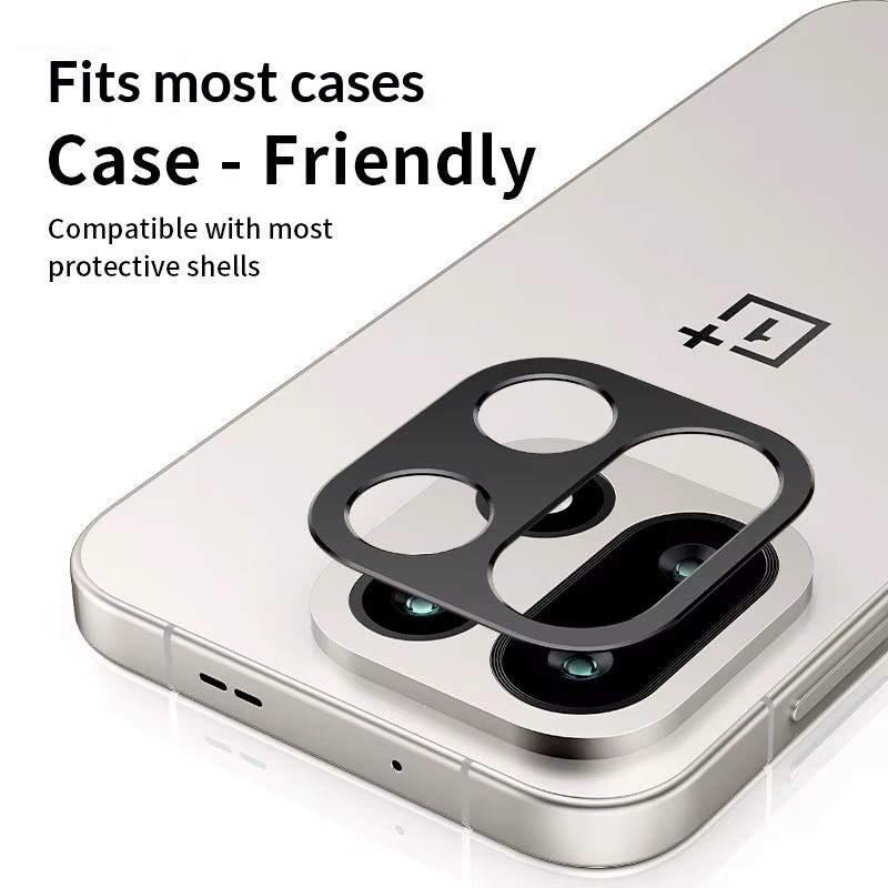 OnePlus 15 Kamera Objektiv Schutz aus Aluminium Metall in Schwarz - Bild 2