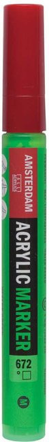 AMSTERDAM Acrylmarker Reflexgrün mit 3-4mm Spitze - Bild 1