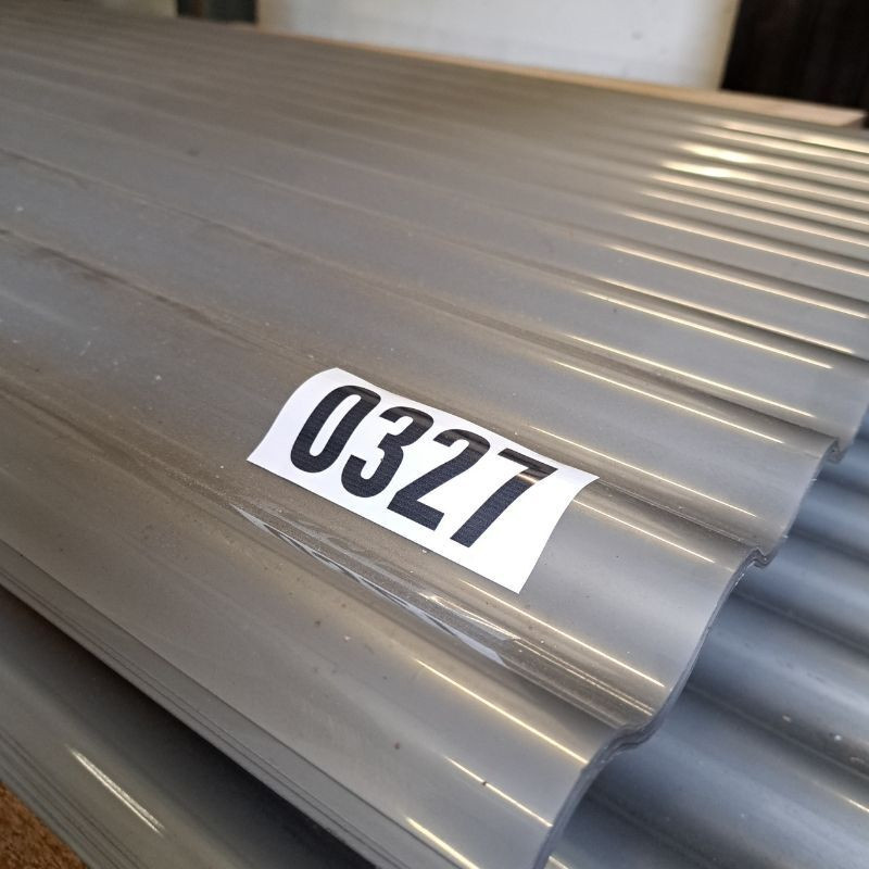 Friedrich von Lien AG Polycarbonat Wellplatte Lichtplatte silber-metallic, 4 Stück, B: 111,6 cm, L: 190 cm, Dicke: 1,1 mm - Bild 1