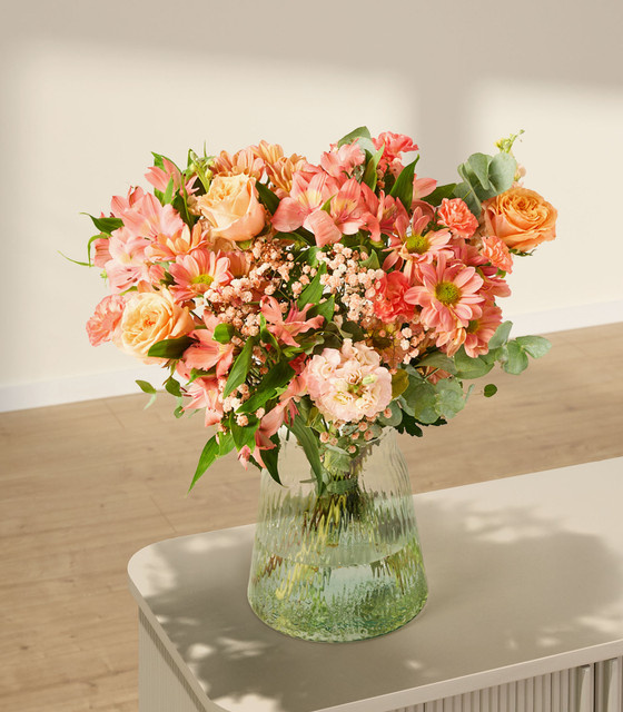 BLUME2000 Bouquet apricot orange - Bild 1