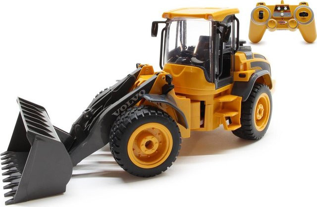 Jamara Volvo L50 Radlader 1:16 gelb ab 6 Jahren - Bild 1