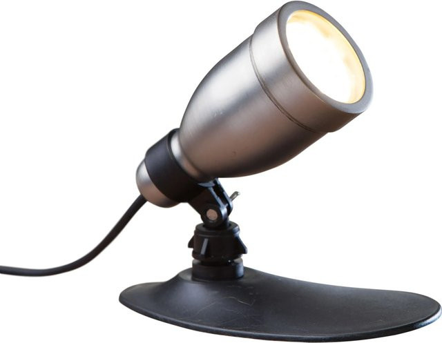 Heissner SMART LIGHT LED-Spot für Teich, Pool und Garten in Edelstahl, 6 Watt, Warmweiß - Bild 1