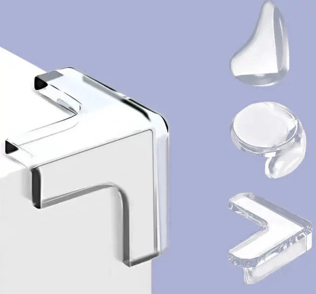 16er Set Baby Kantenschutz aus transparentem Silikon für Tischkanten und Steckdosenschutz zur Antikollisions-Wache - Bild 1