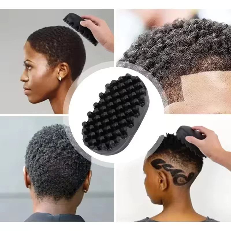 Lockenhaar-Schwamm Twist-Bürste für lockiges Haar, Unisex - Bild 3