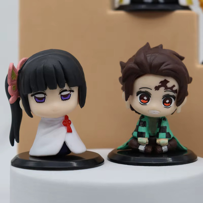 Bandai Kimetsu no Yaiba Anime Figur Q Version Tanjiro Inosuke Zenitsu Multicolor - Bild 3