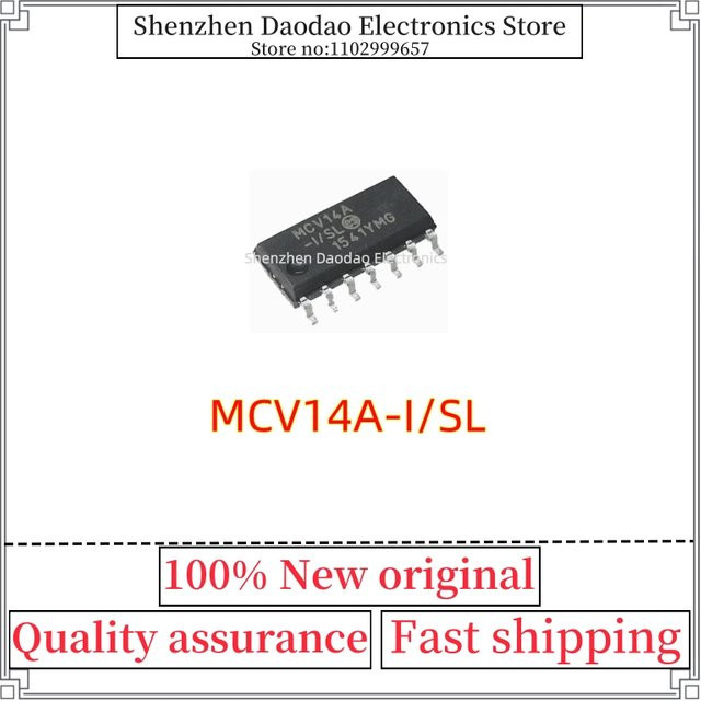 10 Stück MCV14A-I/SL SOP14 Microcontroller Chip IC in Schwarz - Bild 1