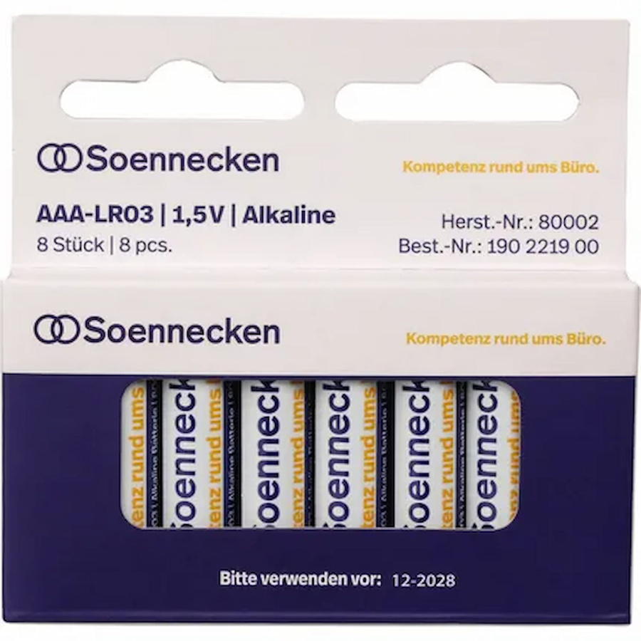 Soennecken Batterie AAA/Micro Set mit 12 Stück - Bild 2
