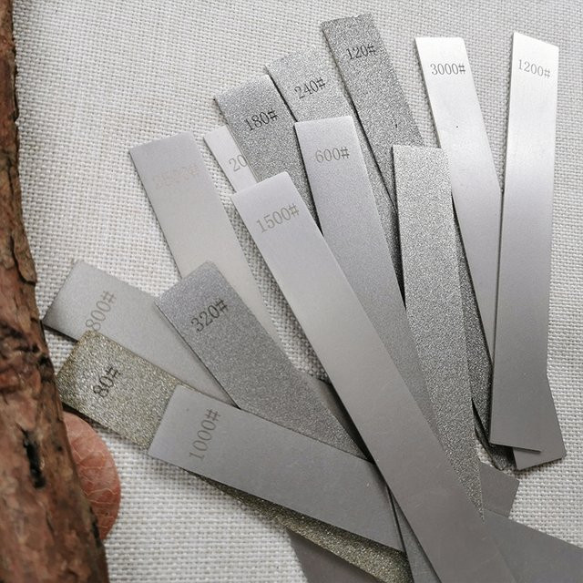 RSCHEF 3-teiliges Diamant-Schleifstein Set mit magnetischer Basis in Grau - Bild 1