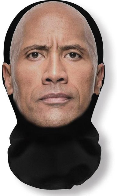 3D Lustiges Muster Netz-Gesichtsmaske Kopfbedeckung, Ronaldo Muster, Bunt / Mehrfarbig - Bild 1