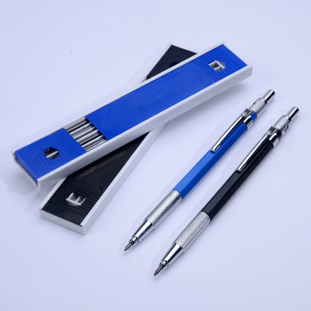PHANTACI Druckbleistift 2,0 mm mit schwarzen Minen für Schule, Schreiben und Skizzieren - Bild 1