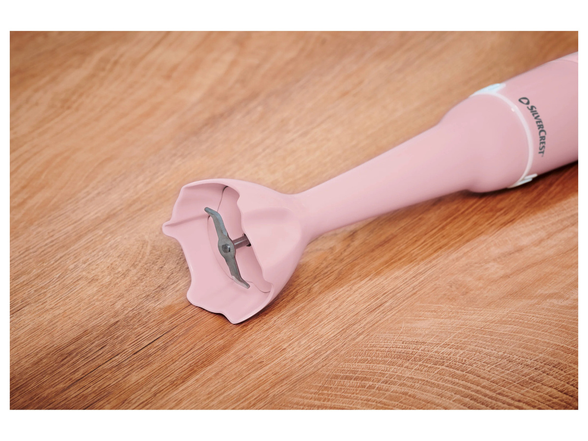 SILVERCREST Stabmixer aus Kunststoff mit Edelstahl und Pulse-Funktion in Pink - Bild 2