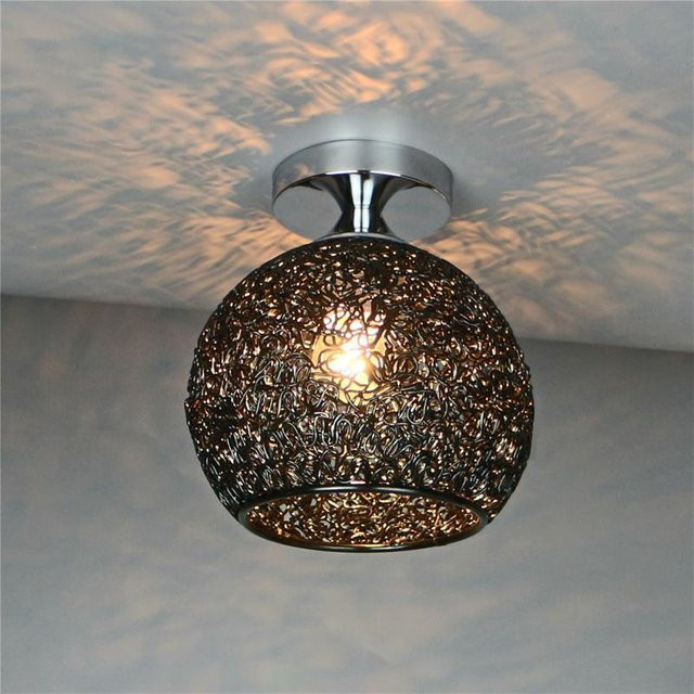 YuLu Lighting Moderne Bunte LED Deckenlampe Schwarz für Schlafzimmer Kinderzimmer und Flur - Bild 1