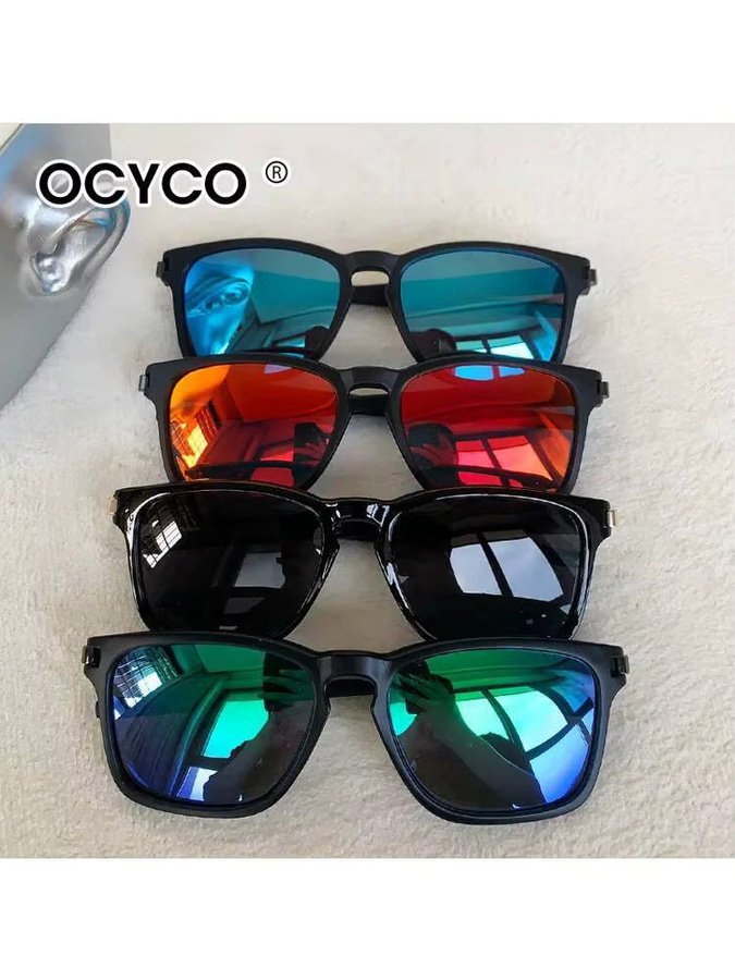 OCYCO Sonnenbrille, quadratisch, Vollrand, Kunststoff, schwarz, Unisex - Bild 4