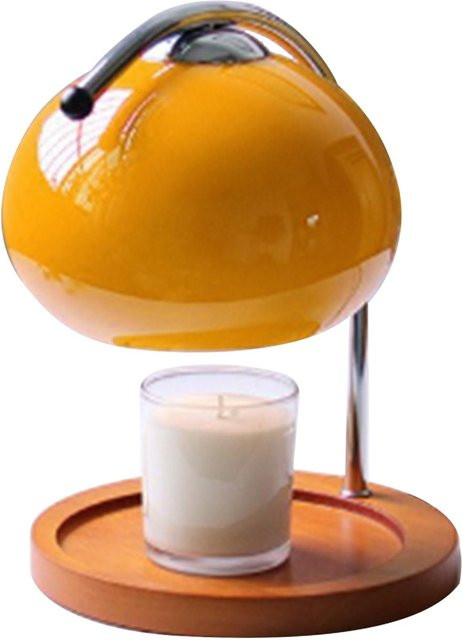 Aimo Kerzenwärmerlampe dimmbar in Orange mit Dimmerschalter für Schlafzimmer und Wohnzimmer - Bild 1