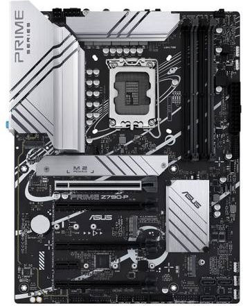 Asus PRIME Z790-P ATX Mainboard mit LGA1700 Sockel, DDR5 Unterstützung und Ethernet/LAN in Schwarz/Silber - Bild 2