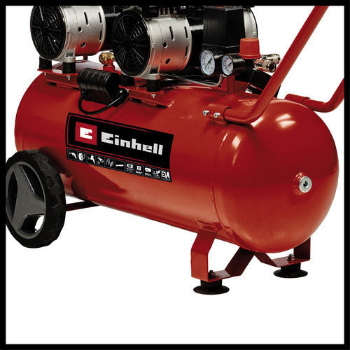 Einhell Kompressor TE-AC 50 Silent mit 190 l/min Füllleistung in Rot - Bild 3