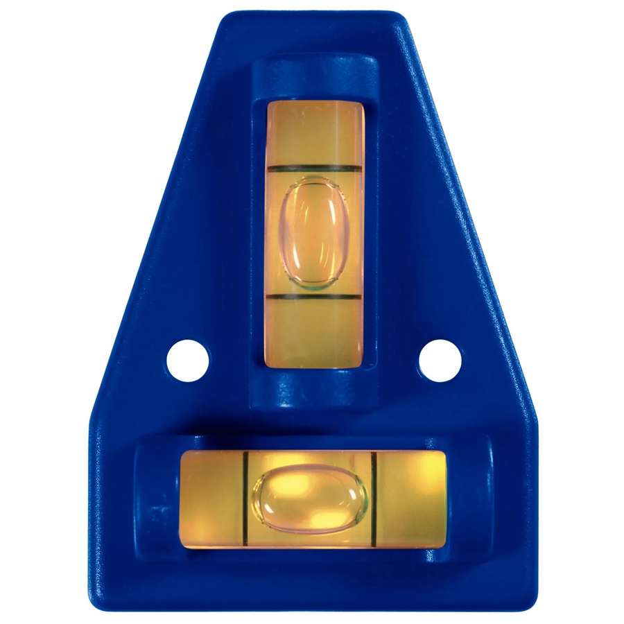 LUX-TOOLS Kreuzwasserwaage Classic in Blau - Bild 2