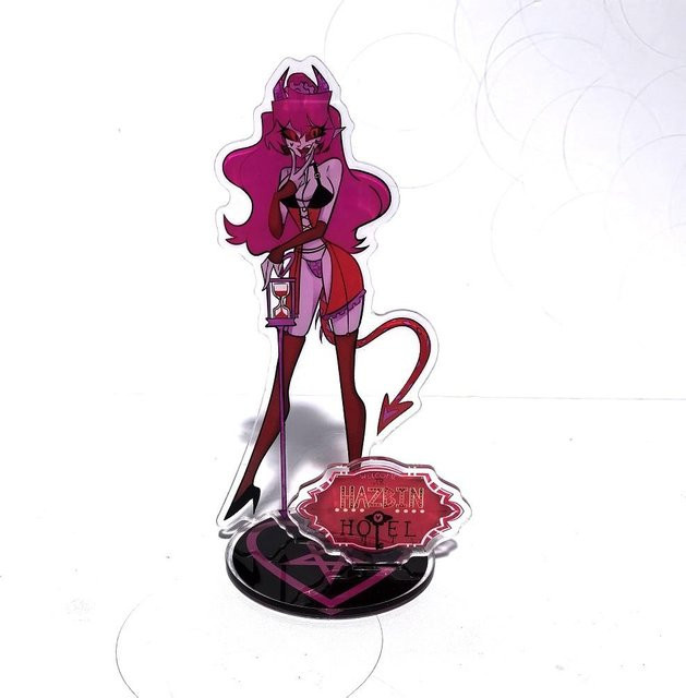 Yiran toy 1 Hazbin Hotel Vaggie Acrylfigur, Schreibtisch Aufsteller, 15cm, ab 14 Jahren - Bild 1