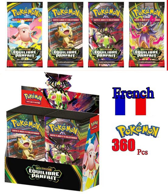 Pokémon TCG: EQUILIBRE PARFAIT VIOLE 151 MEGA EVOLUTION EQUILIBRE PARFAIT Booster Box, Pokémon, Französisch - Bild 1