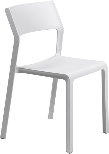 Nardi Trill Bistrostuhl aus Fiberglas in Weiß für Garten, Balkon und Terrasse - Bild 1