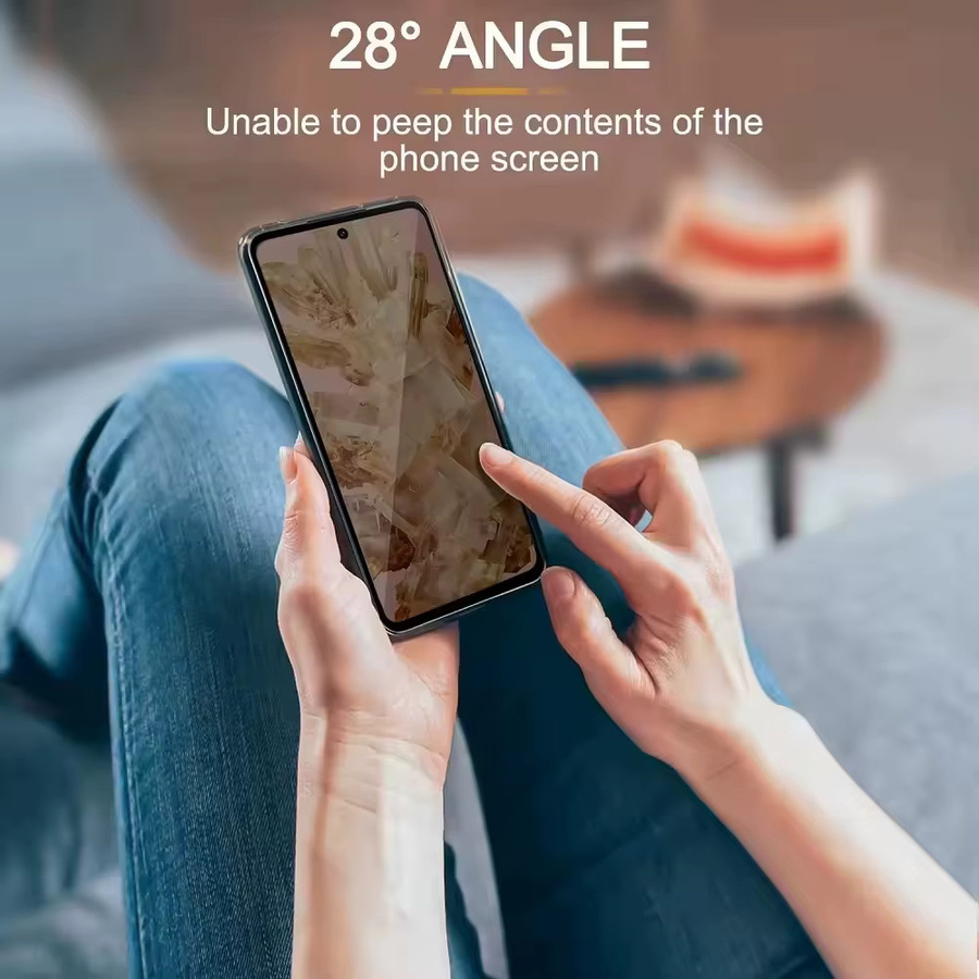 Xiaomi Displayschutzfolie aus gehärtetem Glas mit Privacy-Funktion für Redmi Note 14 13 Pro 12 Pro 11 Pro 10 Pro Max und 14C, 1 bis 4 Stück - Bild 4