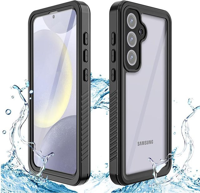 Wasserdichte Hülle für Samsung Galaxy S24 FE S23 Ultra S22 Plus S23 FE als Vollkörperschutz IP68 Staubdicht in Schwarz oder Transparent - Bild 1